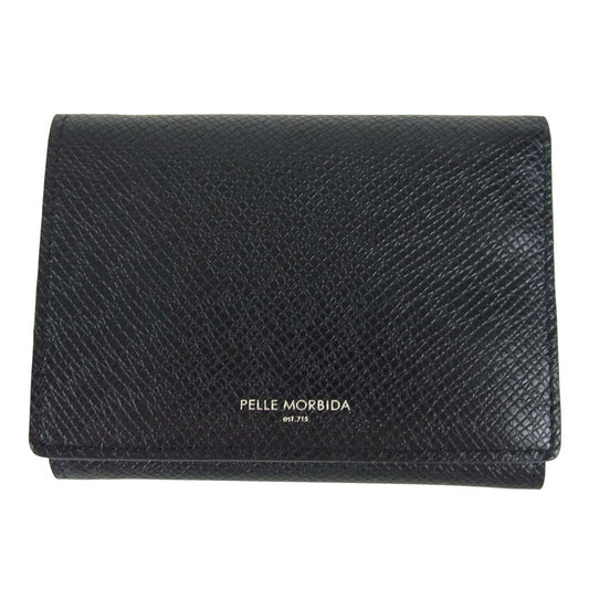 PELLE MORBIDA ペッレモルビダ PM－BA322 カウレザー キーケース ブラック系【新古品】【未使用】【中古】
