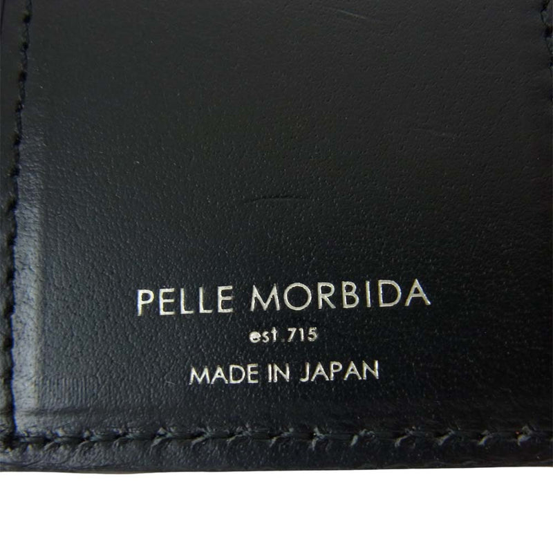PELLE MORBIDA ペッレモルビダ PM－BA322 カウレザー キーケース ブラック系【新古品】【未使用】【中古】