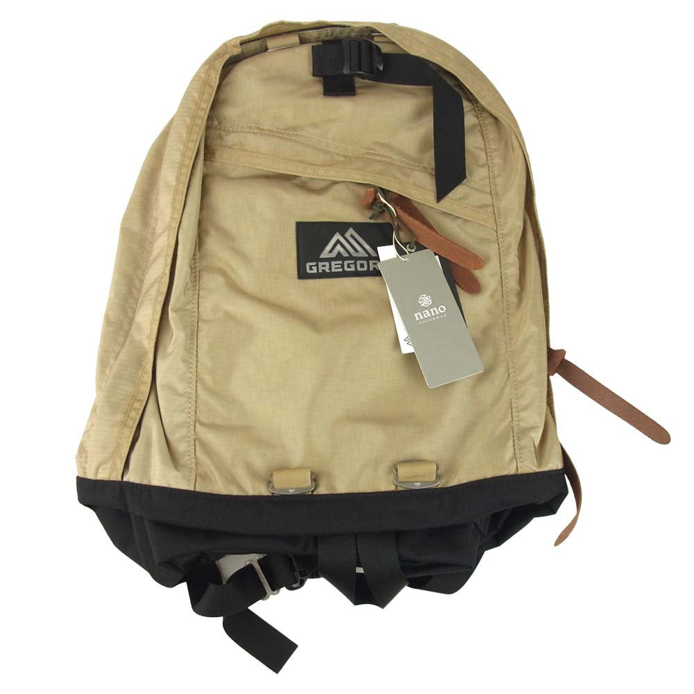 GREGORY グレゴリー DAY PACK デイ バック バックパック ベージュ系 F【新古品】【未使用】【中古】