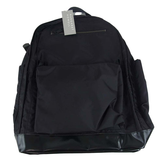 MARGARET HOWELL マーガレットハウエル ×PORTER ポーター NYLON OXFORO DAY PACK ナイロン オックスフォード デイ パック ブラック系 F【新古品】【未使用】【中古】