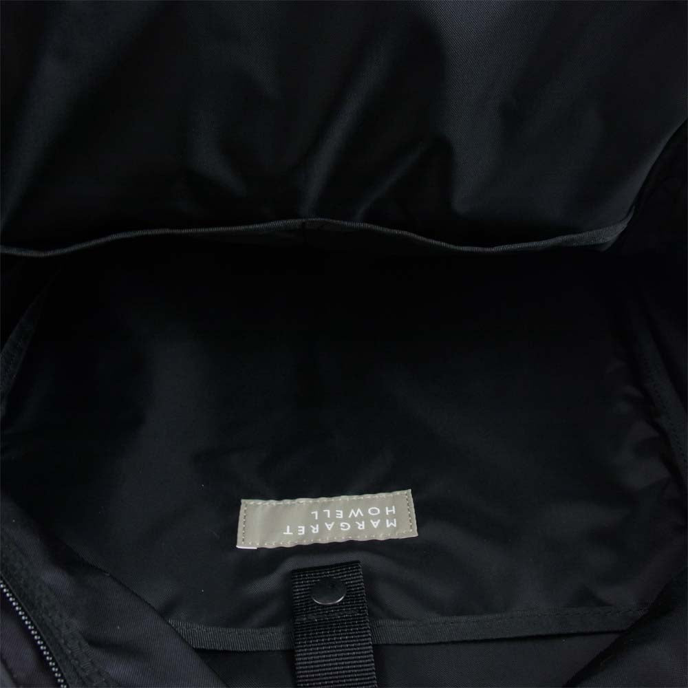 MARGARET HOWELL マーガレットハウエル ×PORTER ポーター NYLON OXFORO DAY PACK ナイロン オックスフォード デイ パック ブラック系 F【新古品】【未使用】【中古】
