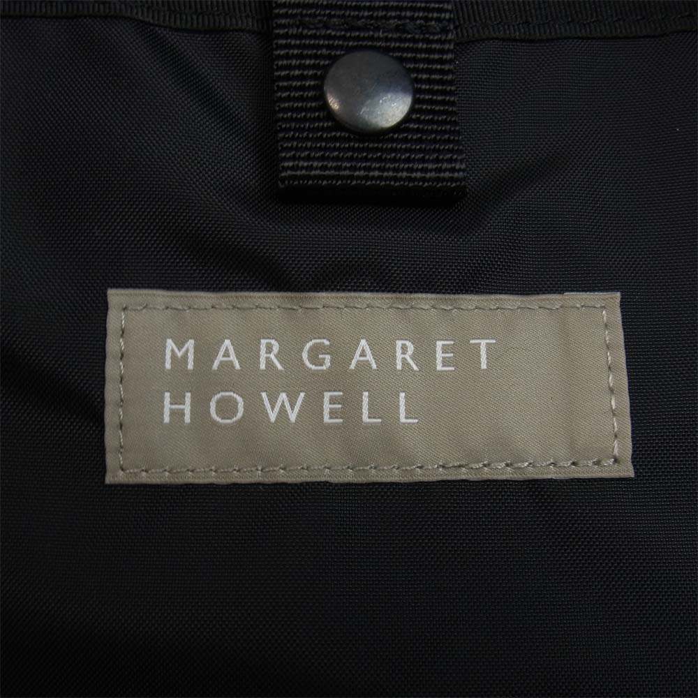 MARGARET HOWELL マーガレットハウエル ×PORTER ポーター NYLON OXFORO DAY PACK ナイロン オックスフォード デイ パック ブラック系 F【新古品】【未使用】【中古】