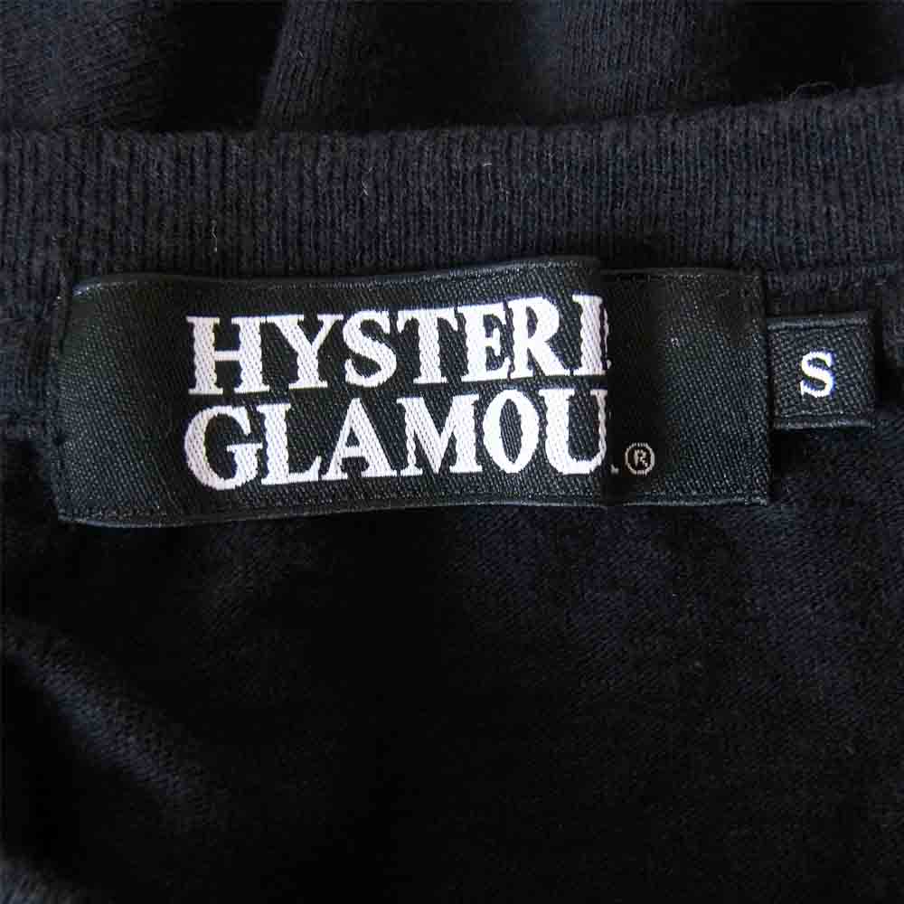 HYSTERIC GLAMOUR ヒステリックグラマー 0234CL04 ガール プリント 長袖 Tシャツ ブラック系 S【中古】