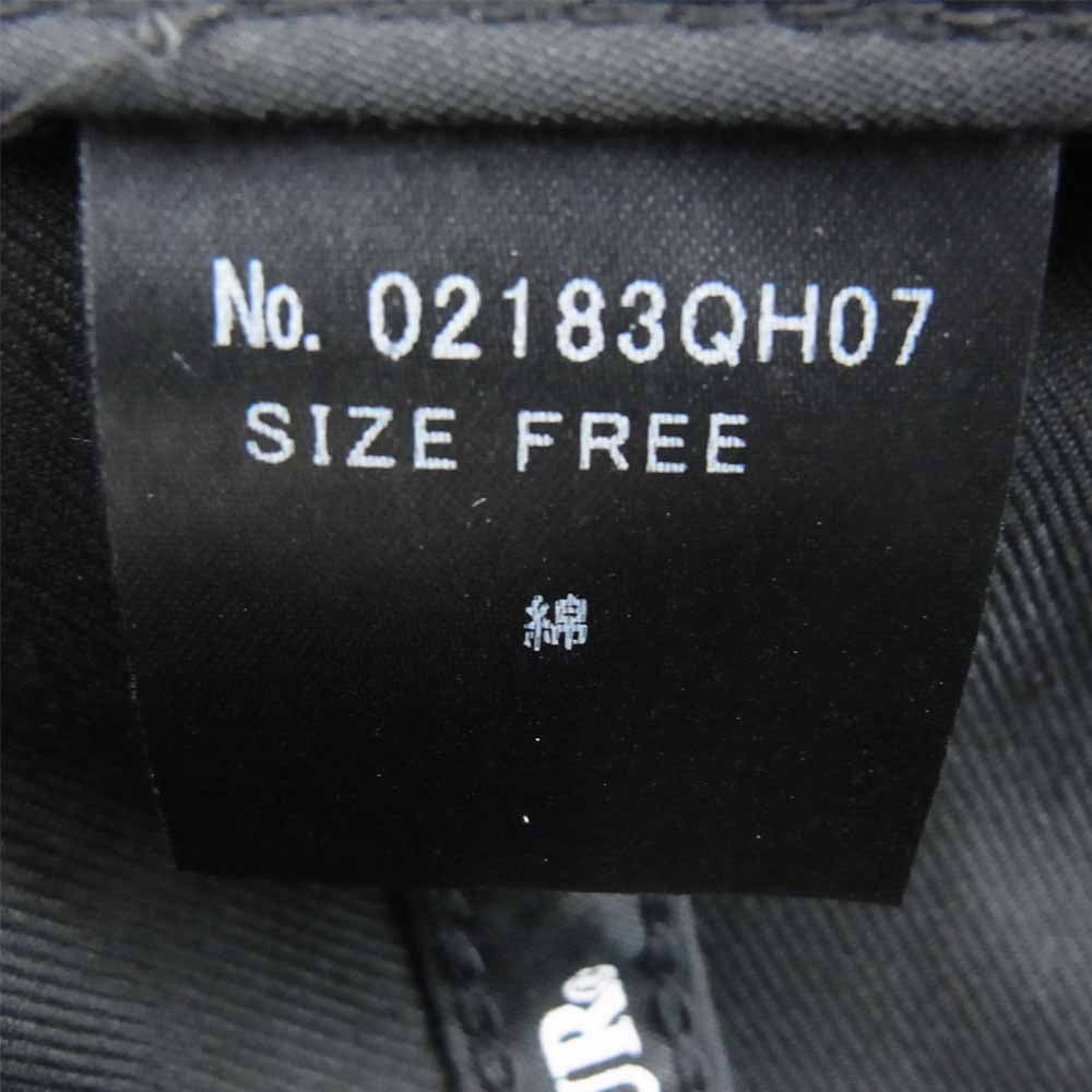 HYSTERIC GLAMOUR ヒステリックグラマー 02183QH07 CUTS スナップバック キャップ ブラック系 F【美品】【中古】