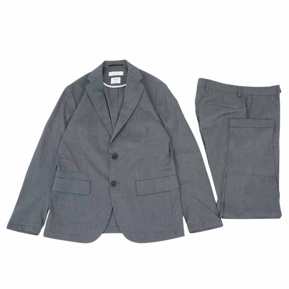 ビューティアンドユース TORAY DRY PE RIRANCHAR ドライ 2B ジャケット パンツ セットアップ グレー系 S【中古】