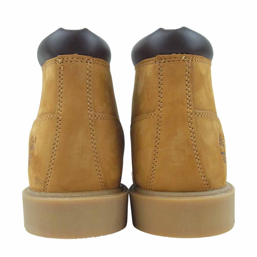 Timberland ティンバーランド TB06040A BASIC CHK WHEAT NB 4ホール ミッド ブーツ ライトブラウン系 27cm【美品】【中古】