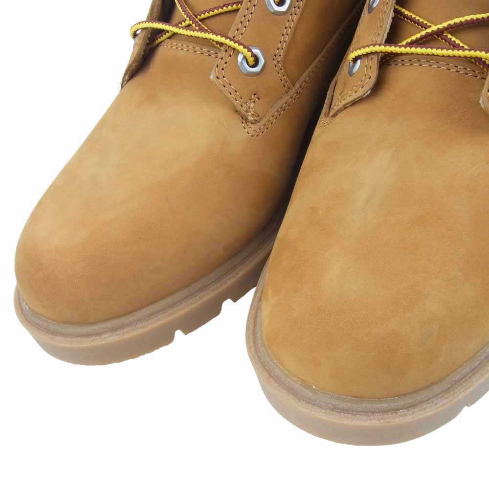 Timberland ティンバーランド TB06040A BASIC CHK WHEAT NB 4ホール ミッド ブーツ ライトブラウン系 27cm【美品】【中古】