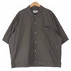 HERMES エルメス 国内正規品 仏製 胸ポケット S/S 半袖 シャツ カーキ系 44／17.5【美品】【中古】