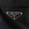 PRADA プラダ 19AW SC491 S192 I18 ロゴプレート ナイロン オーバーサイズ S/S 半袖 シャツ ブラック系 M【美品】【中古】