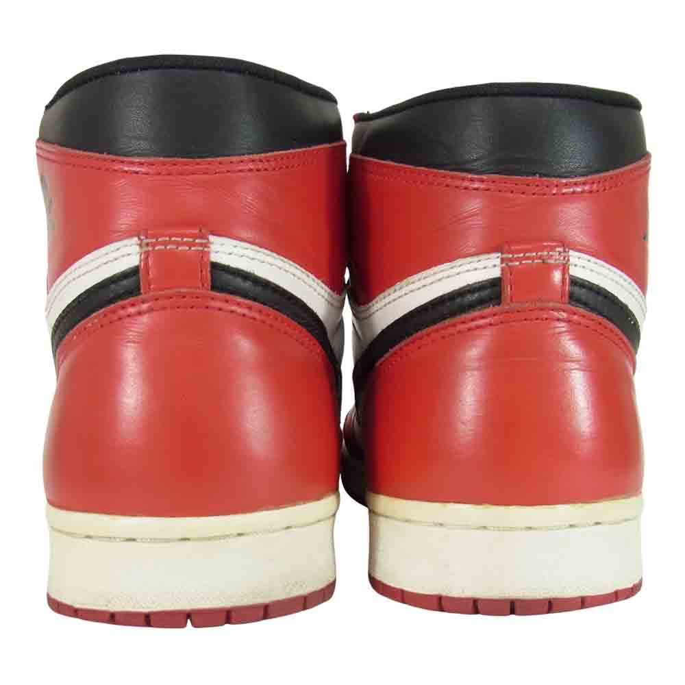 NIKE ナイキ 130207-101 AIR JORDAN 1 HIGH CHICAGO 1994年 復刻 エアジョーダン ハイ シカゴ レッド系 28cm【中古】