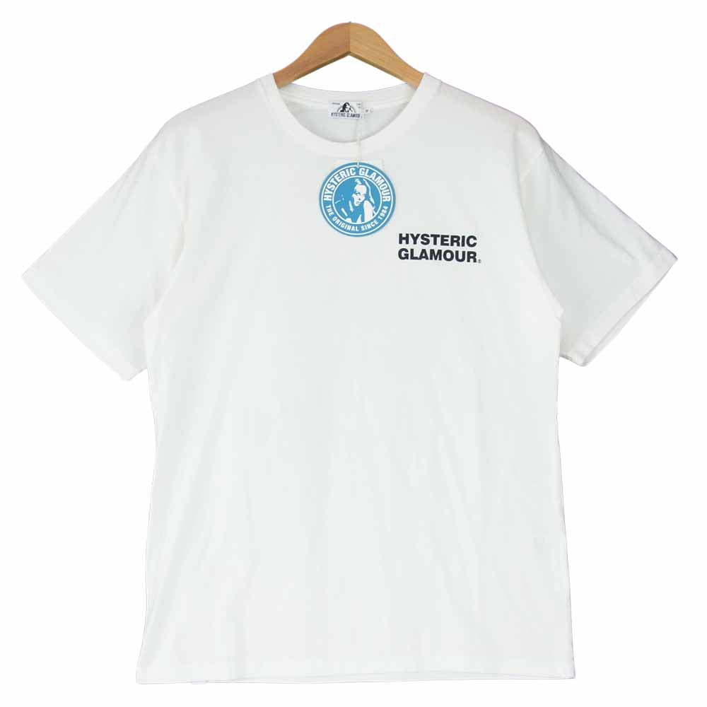 HYSTERIC GLAMOUR ヒステリックグラマー 02212CT18 FOREVER SUMMER プリント Tシャツ ホワイト系 M【新古品】【未使用】【中古】