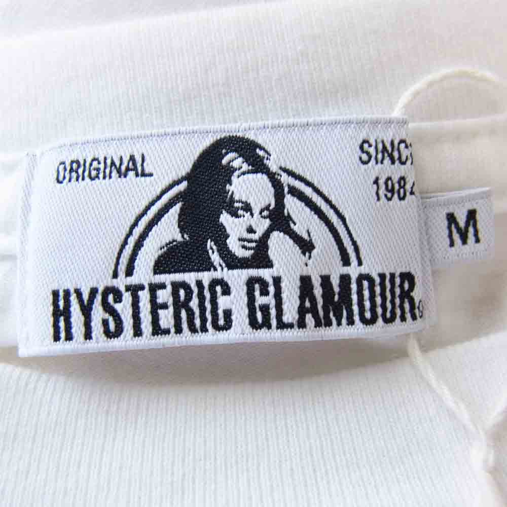HYSTERIC GLAMOUR ヒステリックグラマー 02212CT18 FOREVER SUMMER プリント Tシャツ ホワイト系 M【新古品】【未使用】【中古】
