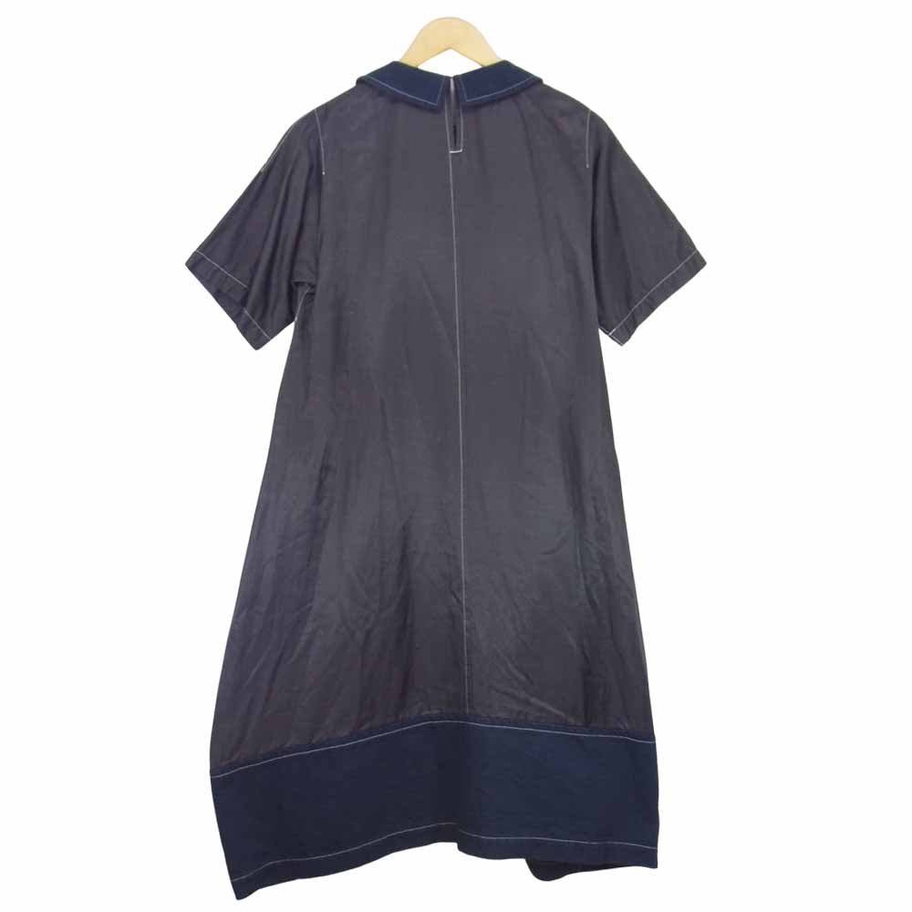 tricot COMME des GARCONS トリココムデギャルソン TA-O012 toricot トリコ ワンピース ブルー系 M【中古】