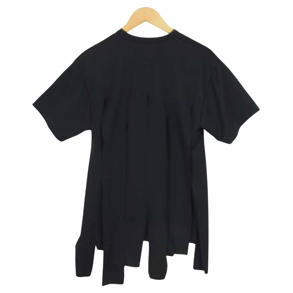 COMME des GARCONS コムデギャルソン SZ-T014  CDG 短冊 ロゴ Tシャツ ブラック系 XL【中古】