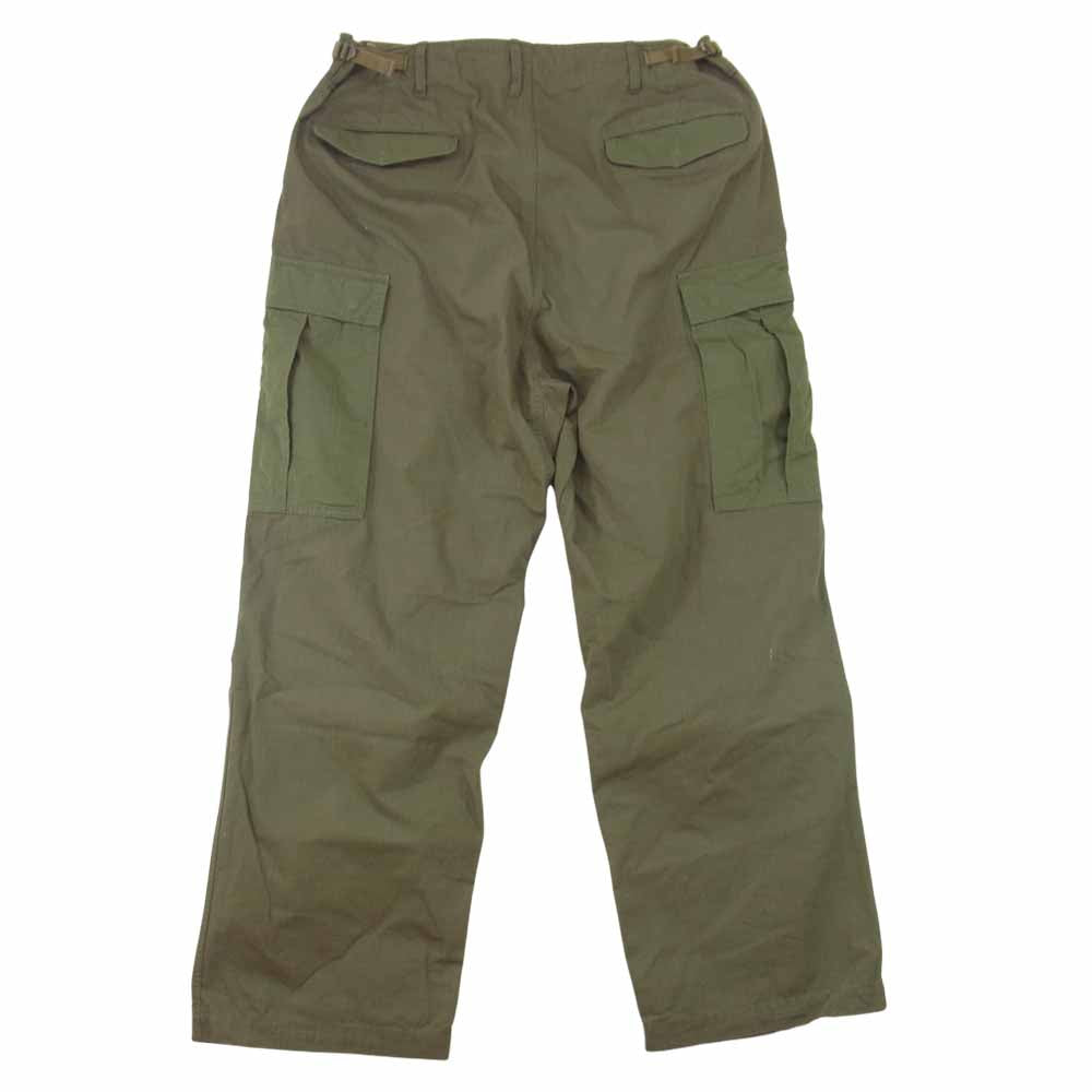 nanamica ナナミカ SUCS004 Cargo Pants リップストップ カーゴ パンツ グリーン カーキ系 34【中古】
