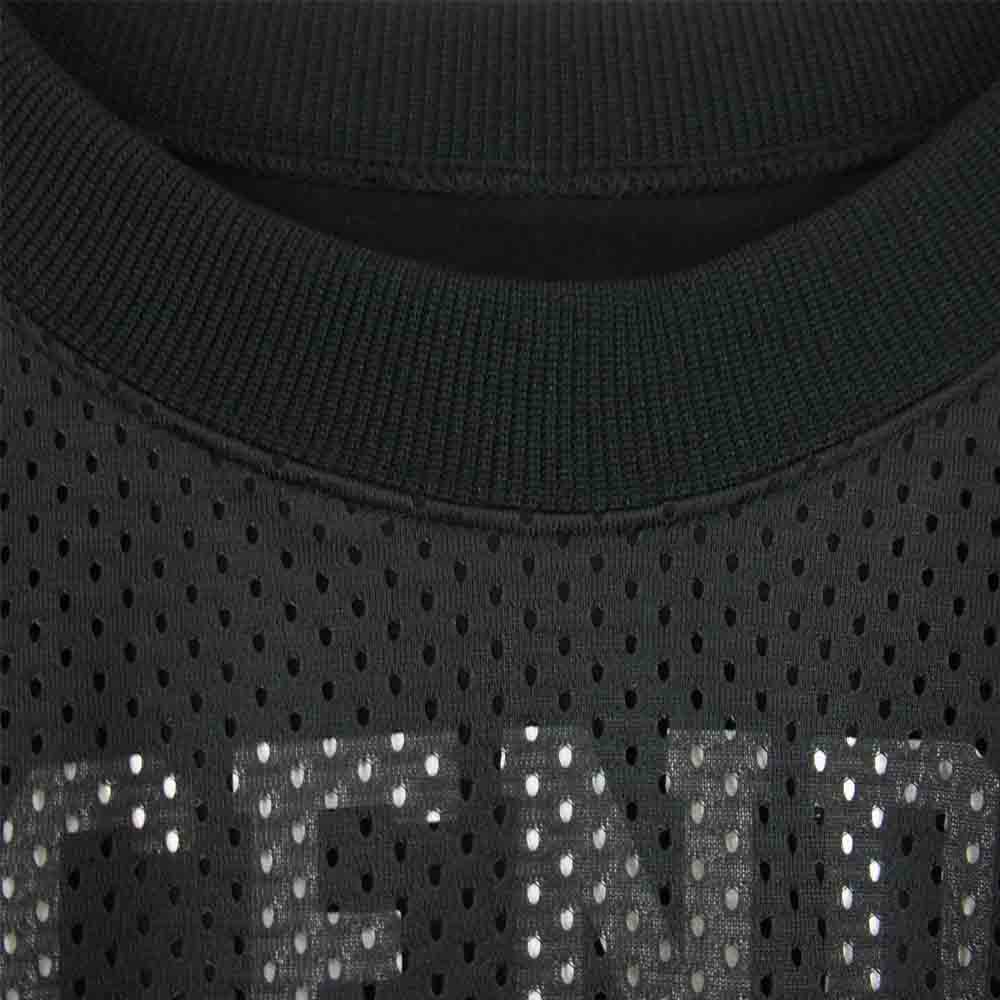 DESCENDANT ディセンダント 17AW 172ATDS-CSM01 SUBURBIA / LAYERED FOOTBALL TEE フットボール Tシャツ ブラック系 M【極上美品】【中古】