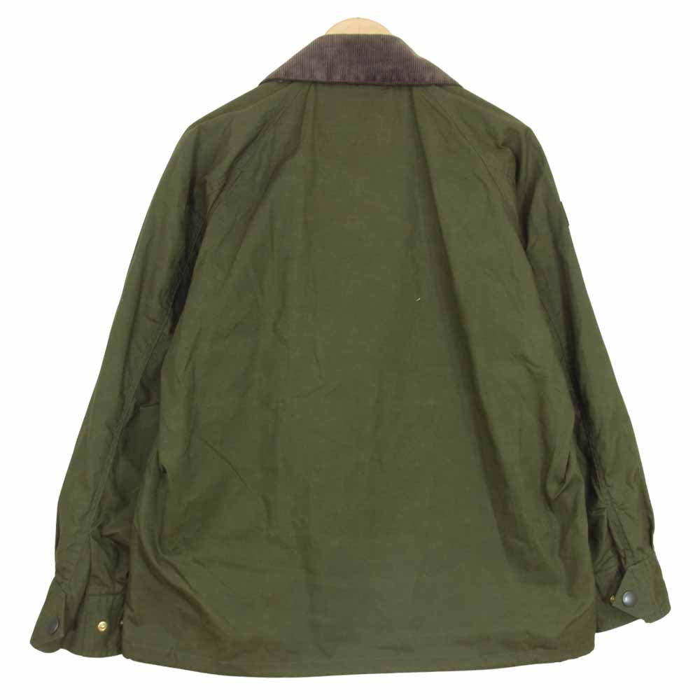 DESCENDANT ディセンダント 19SS 191TQDS-JKM01 GAME SOUTIEN COLLAR COAT ゲーム ステンカラー ショート コート ジャケット カーキ系 M【極上美品】【中古】