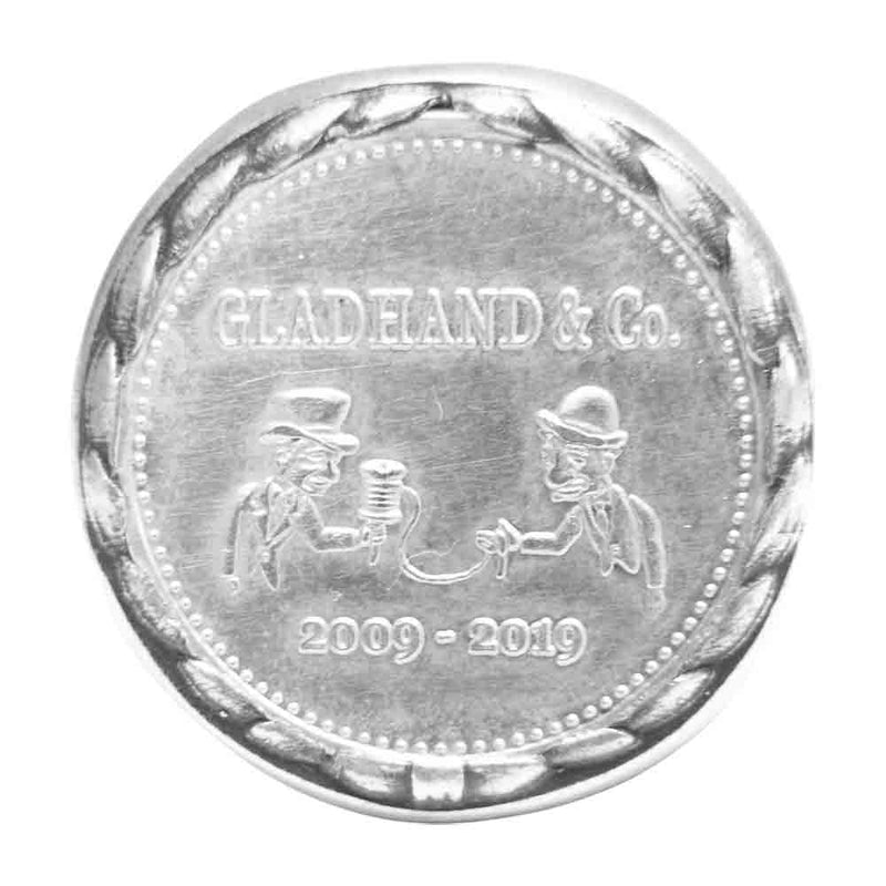 GLADHAND & Co. グラッドハンド メダル リング シルバー系 17号程度【中古】