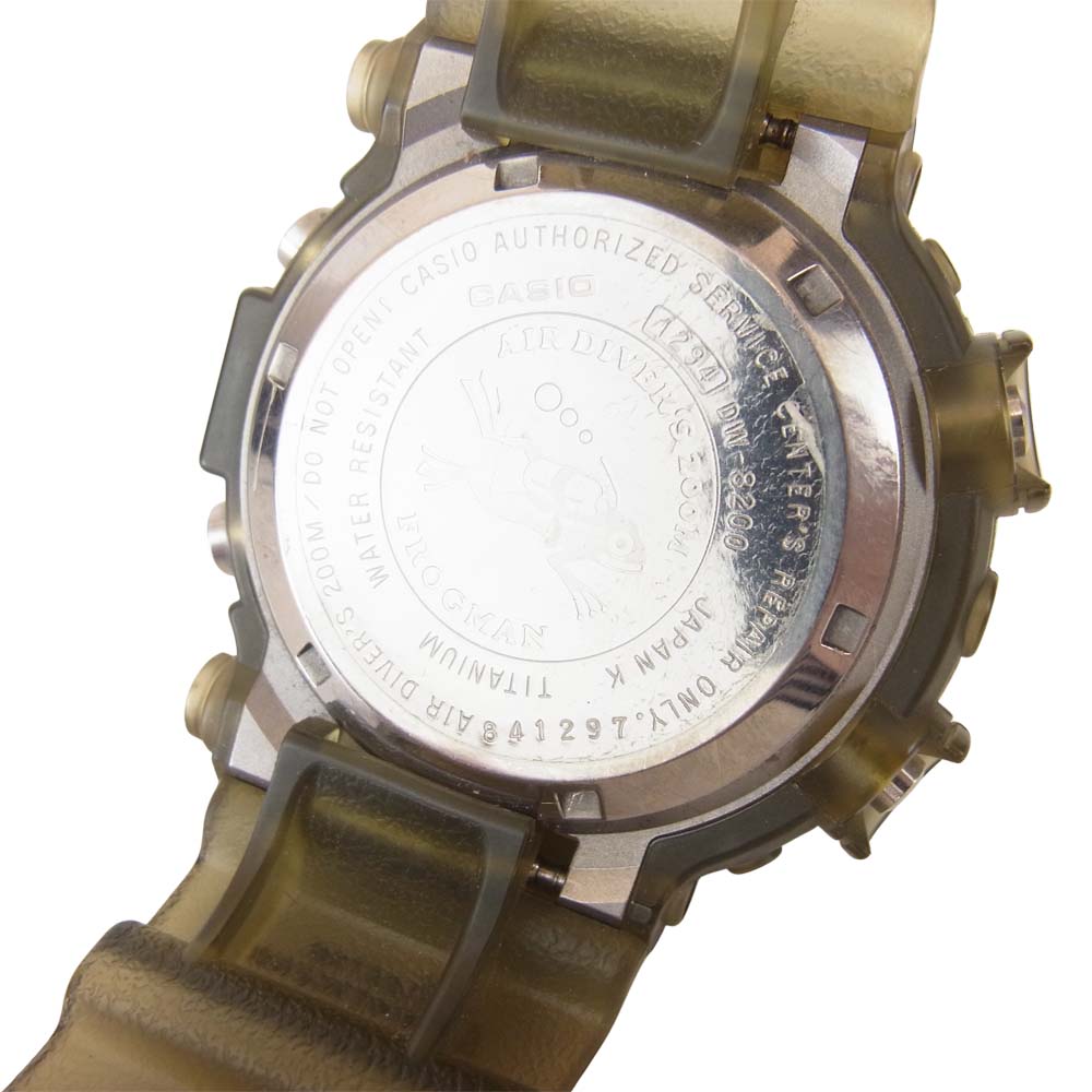G-SHOCK ジーショック DW-8200MS-8T FROGMAN フロッグマン メンインスモーク スケルトン 腕時計 カーキ系【中古】