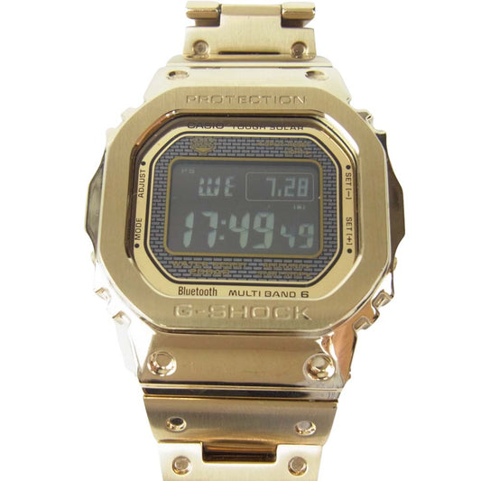 G-SHOCK ジーショック GMW-B5000 フルメタル 電波ソーラー 腕時計 ゴールド系【中古】