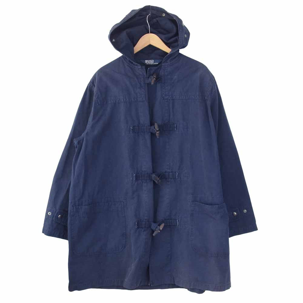 POLO RALPH LAUREN ポロ・ラルフローレン ダック ダッフル コート ネイビー系 L【中古】