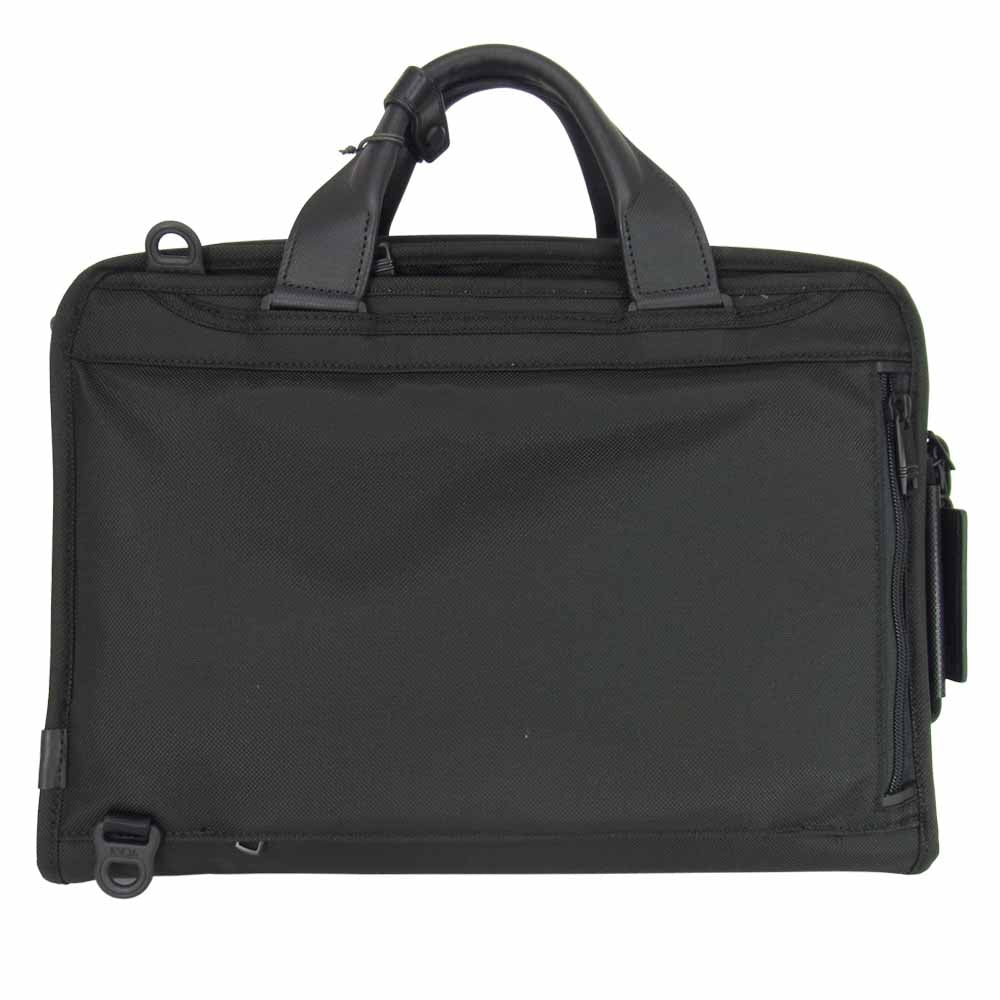 TUMI トゥミ 02603182D3 alpha スリム 3way ブリーフ ブラック ブラック系【新古品】【未使用】【中古】