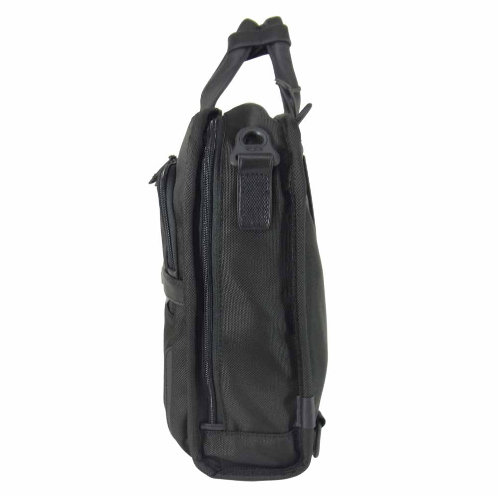 TUMI トゥミ 02603182D3 alpha スリム 3way ブリーフ ブラック ブラック系【新古品】【未使用】【中古】