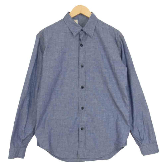 N.HOOLYWOOD エヌハリウッド 111-SH10 コットン シャンブレー 長袖 シャツ ブルー系 38【中古】