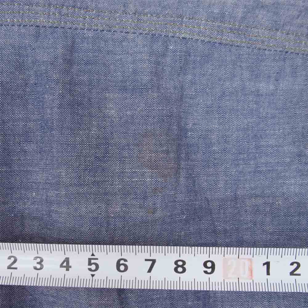 N.HOOLYWOOD エヌハリウッド 111-SH10 コットン シャンブレー 長袖 シャツ ブルー系 38【中古】