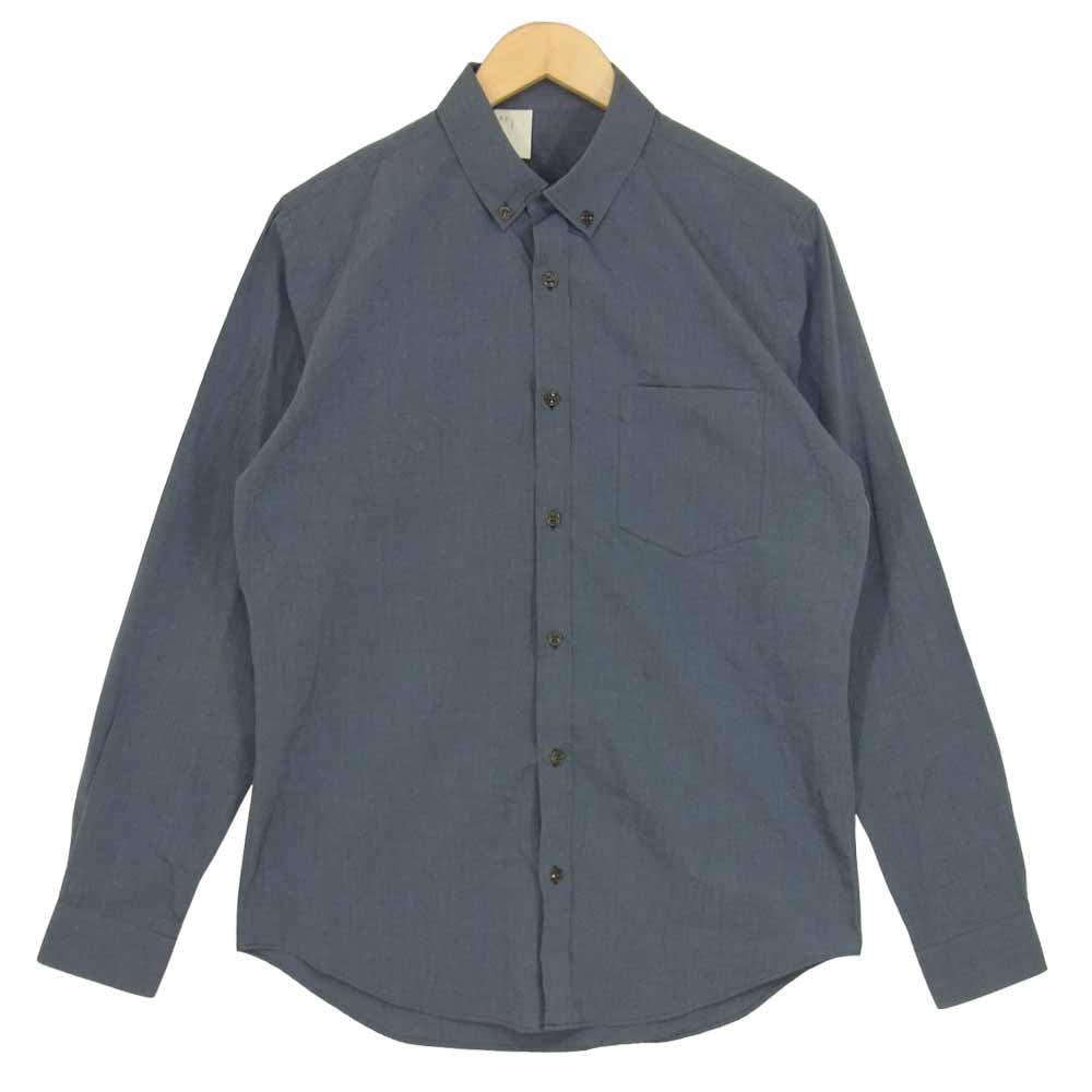 N.HOOLYWOOD エヌハリウッド 131-SH01 コットン ボタンダウン 長袖 シャツ ブルー系 40【中古】