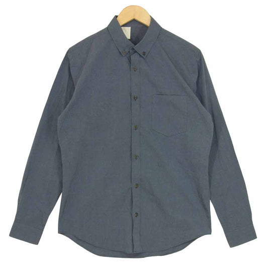 N.HOOLYWOOD エヌハリウッド 131-SH01 コットン ボタンダウン 長袖 シャツ ブルー系 40【中古】