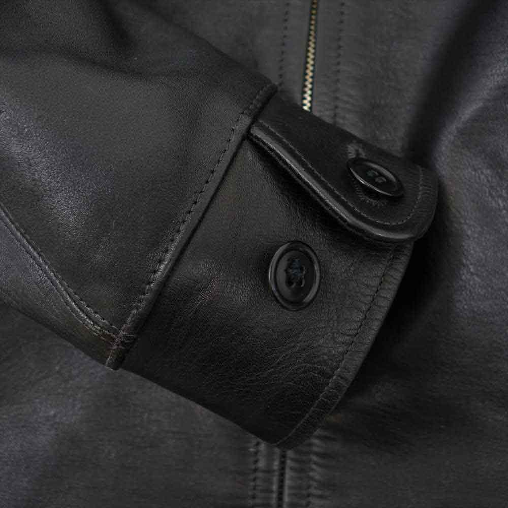 アットラスト　レザースポーツジャケット38 lot618 ホースハイド AT LAST アットラスト Lot.618 1st HORSE HIDE SPORTS JKT 襟