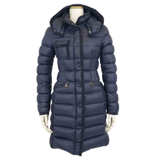 MONCLER モンクレール 国内正規品 HERMINE GIUBBOTTO エルミンヌ ダウン コート ネイビー系 00【中古】