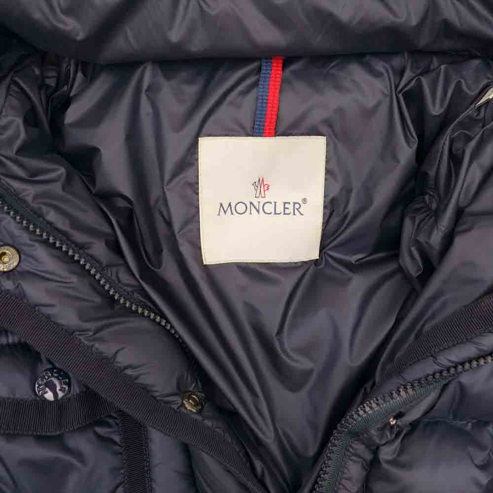 MONCLER モンクレール 国内正規品 HERMINE GIUBBOTTO エルミンヌ ダウン コート ネイビー系 00【中古】