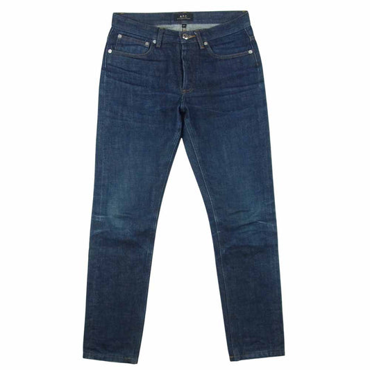 A.P.C. アーペーセー PETIT NEW STANDARD デニム パンツ コットン ベトナム製 インディゴブルー系 27【中古】