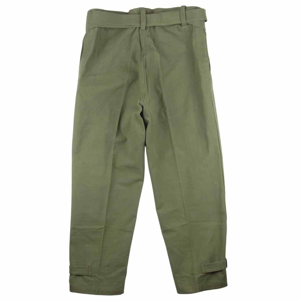 デッドストック French Military M-35 Motorcycle Overpants フランス軍 M-35 モーターサイクル オーバーパンツ ミリタリー カーキ系 XL【美品】【中古】