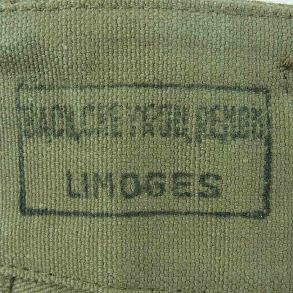 デッドストック French Military M-35 Motorcycle Overpants フランス軍 M-35 モーターサイクル オーバーパンツ ミリタリー カーキ系 XL【美品】【中古】