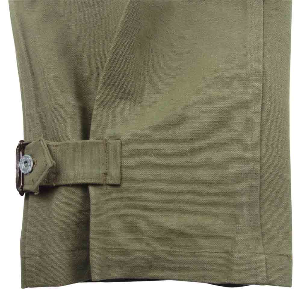 デッドストック French Military M-35 Motorcycle Overpants フランス軍 M-35 モーターサイクル オーバーパンツ ミリタリー カーキ系 XL【美品】【中古】