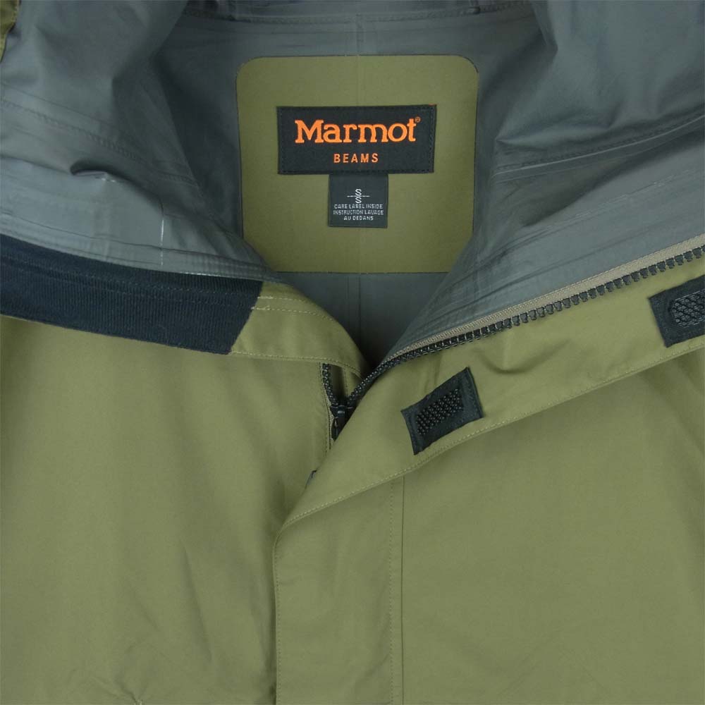 Mammut マムート BEAMS 別注 Shower Modscoat GORE-TEX シャワー モッズ コート ゴアテックス カーキ系 S【中古】