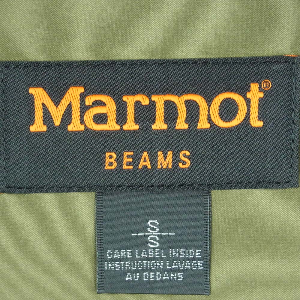 Mammut マムート BEAMS 別注 Shower Modscoat GORE-TEX シャワー モッズ コート ゴアテックス カーキ系 S【中古】