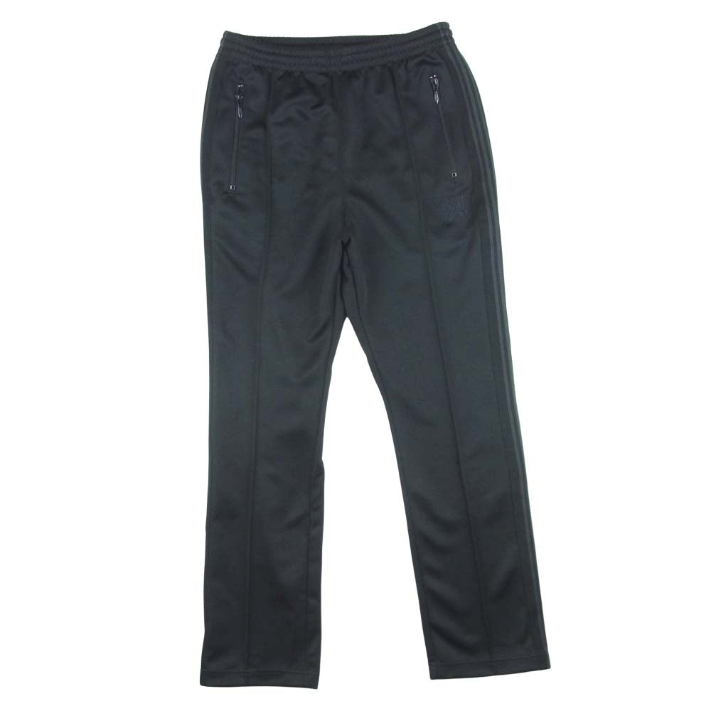 Needles ニードルス IN416 トラック パンツ ライン ポリエステル 日本製 ブラック系 XS【美品】【中古】