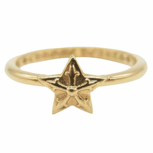 CHROME HEARTS クロムハーツ（原本無） 22K BBBLGM STAR バブルガム スター リング ゴールド系【中古】
