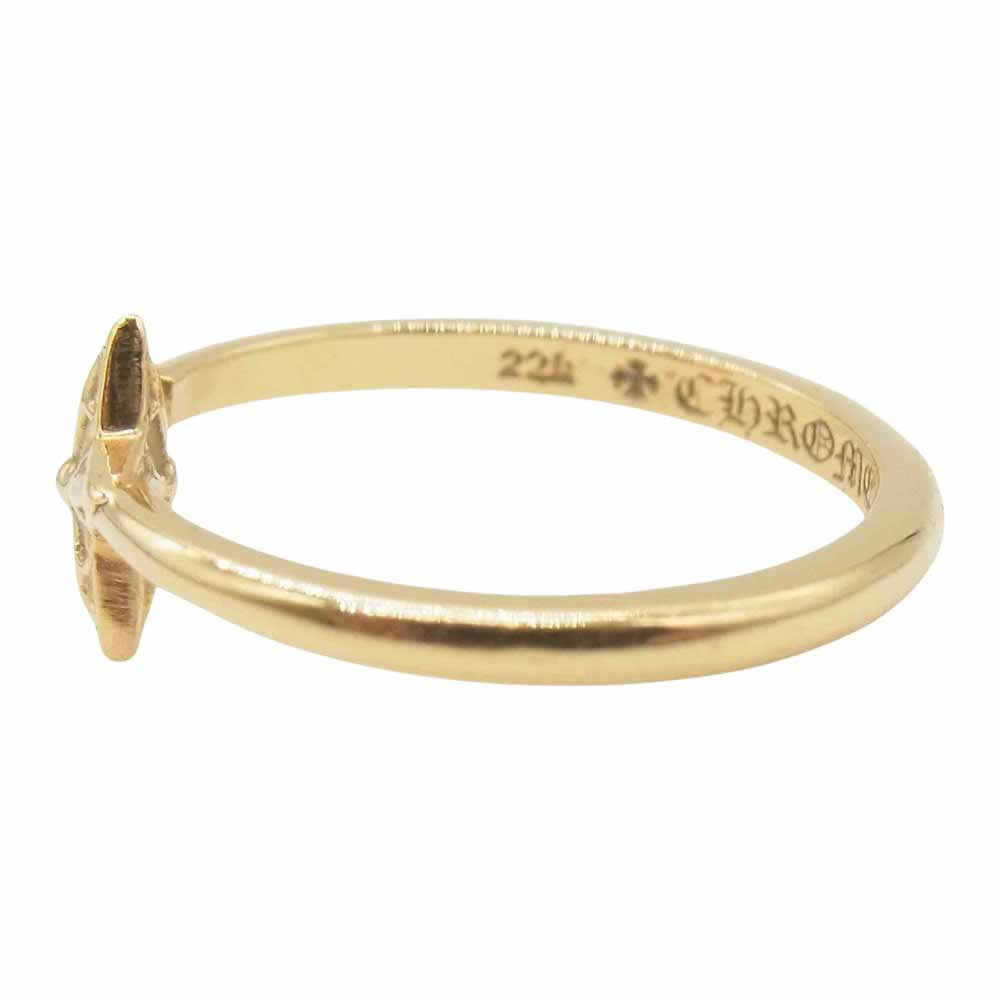 CHROME HEARTS クロムハーツ（原本無） 22K BBBLGM STAR バブルガム スター リング ゴールド系【中古】