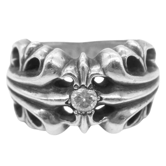 CHROME HEARTS クロムハーツ（原本無） 1DIA K&T アフター 1ダイヤ リング シルバー系【中古】