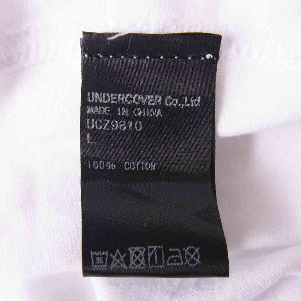UNDERCOVER アンダーカバー UCZ9810 × L.I.E.S RECORDS NON MUSIC TEE WHITE ホワイト系 L【中古】