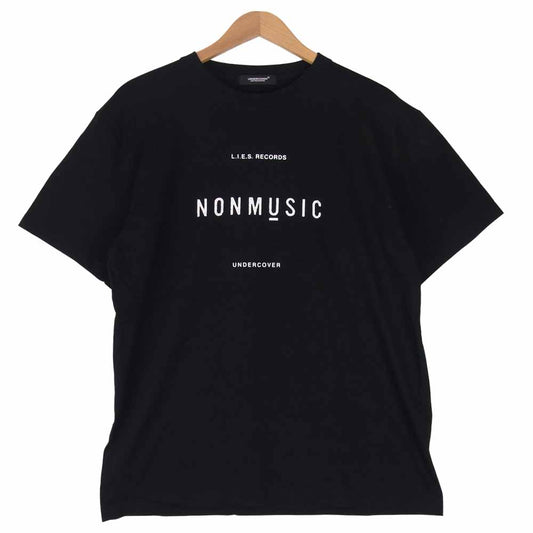 UNDERCOVER アンダーカバー UCZ9810 × L.I.E.S RECORDS NON MUSIC TEE BLACK ブラック系 L【中古】