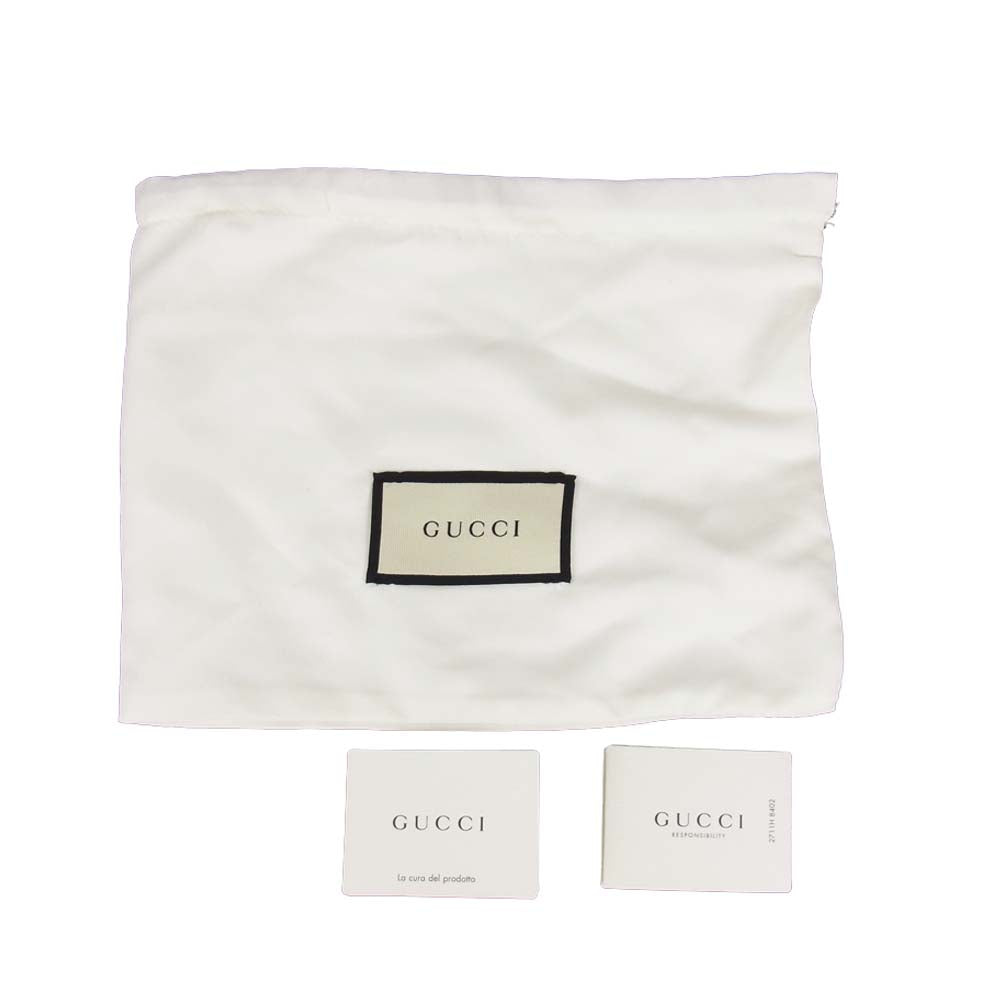 GUCCI グッチ 400593 ダブル GG バックル レザー ベルト シルバー ブラック系【美品】【中古】