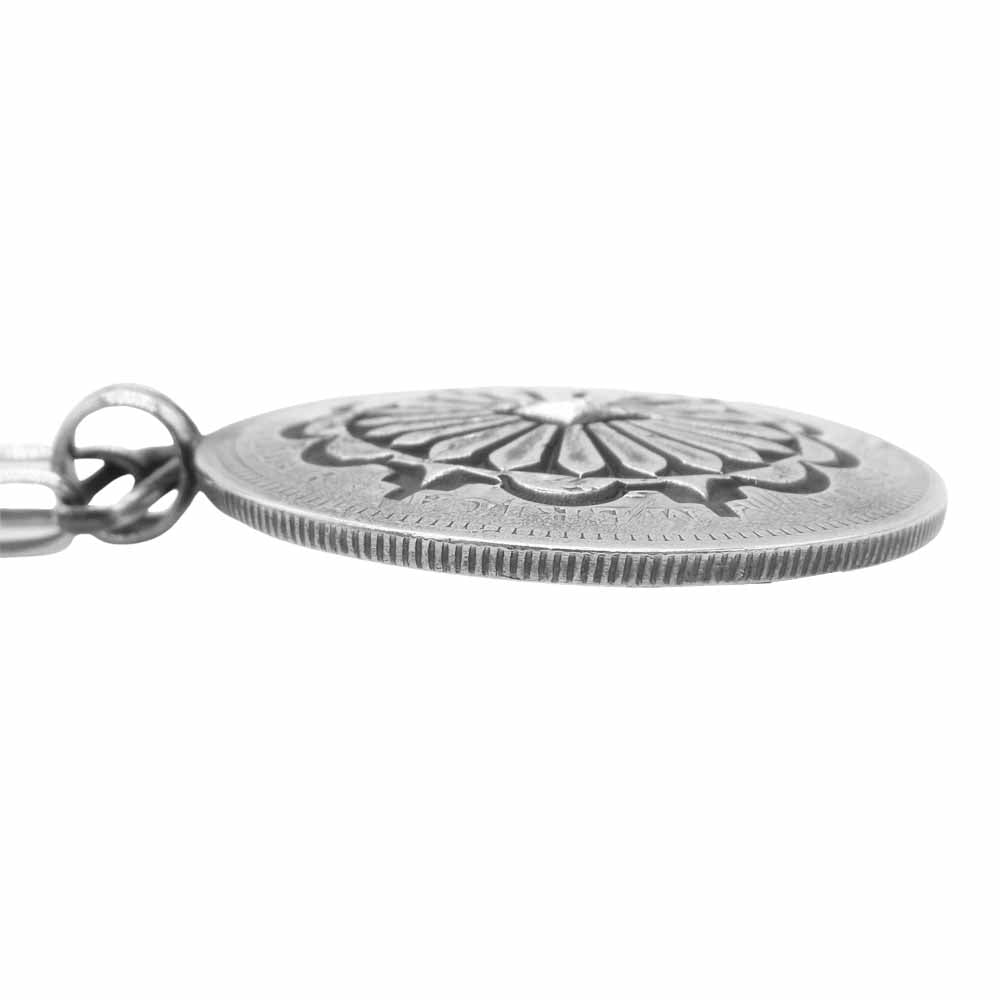 GARY REEVES ゲイリーリーブス コインシルバー スタンプ ペンダント シルバー系【中古】
