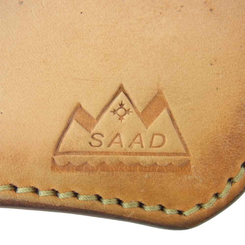 SAAD サード ウォレットコード付 レザー ロング ウォレット 財布 ブラウン系【中古】
