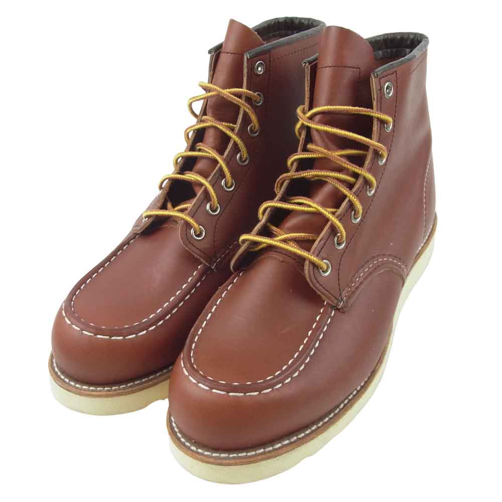 RED WING レッドウィング 8875 Irish Setter アイリッシュセッター クラシックワーク 6インチ モックトゥー オロラセットポーテージ ブーツ USA9.5E ブラウン系 27.5cm【美品】【中古】